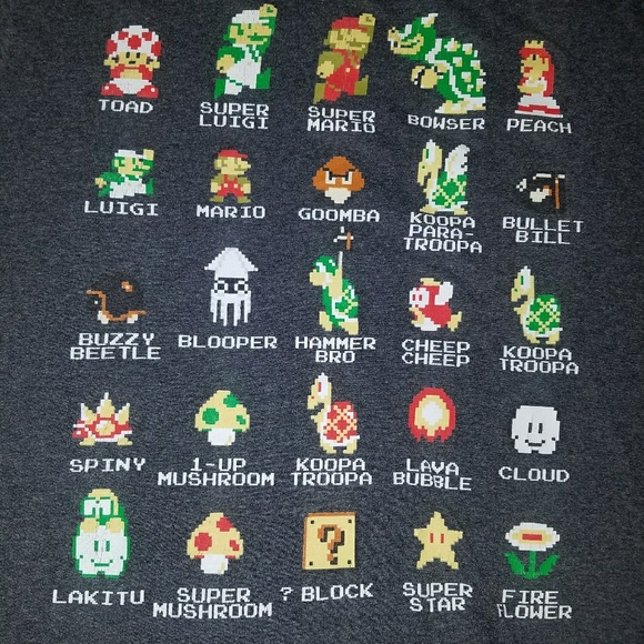 Super Mario Bros Tshirt - Picture 3 of 4